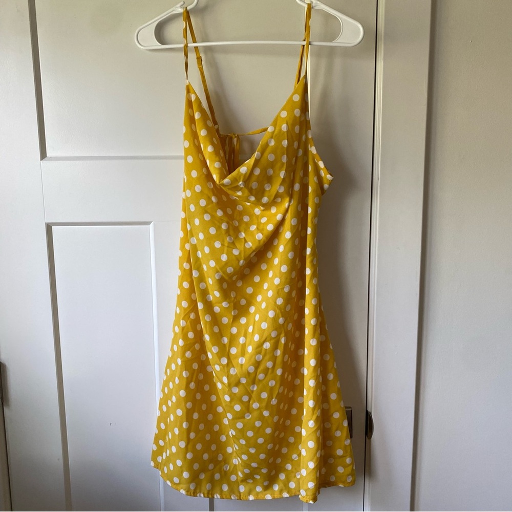 Yellow Polka Dot Dress